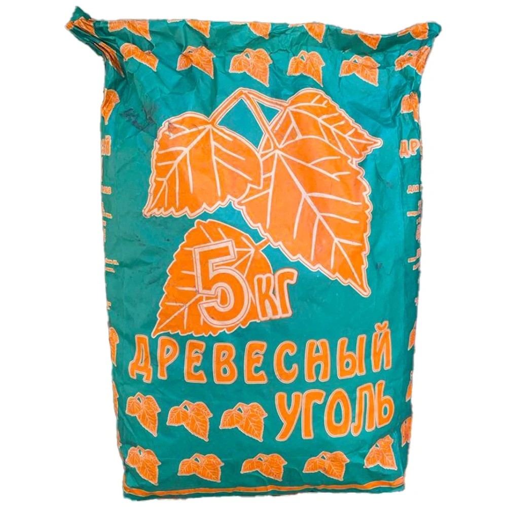 Уголь древесый 5 кг