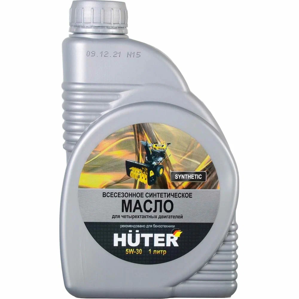 Масло моторное 5W-30 синтетическое для четырёхтактных двигателей, для техники Huter, 1л. — изображение 2