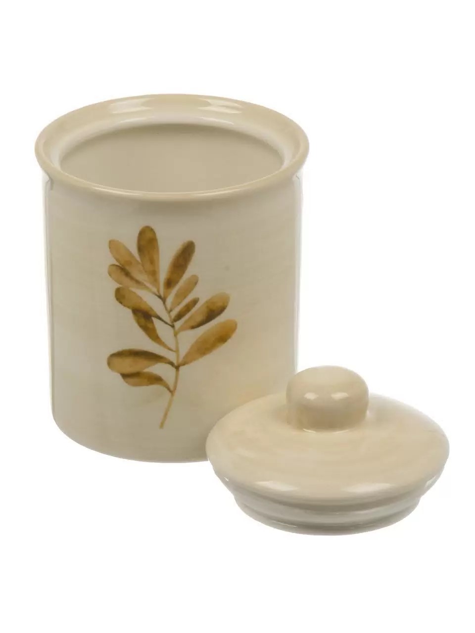 Банка для сыпучих продуктов, доломит, 0.55 л, 10х10х13 см, с крышкой, Daniks, Pollen — изображение 3
